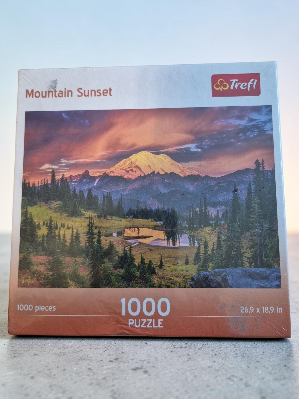 Trefl Mountain Sunset 1000 Piece Landscape Interlocking Puzzle